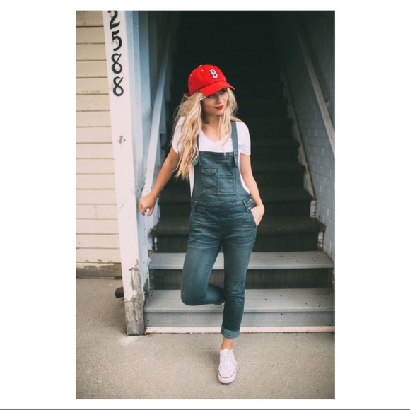 28 Free People Denim Overalls - Picture 8 of 8